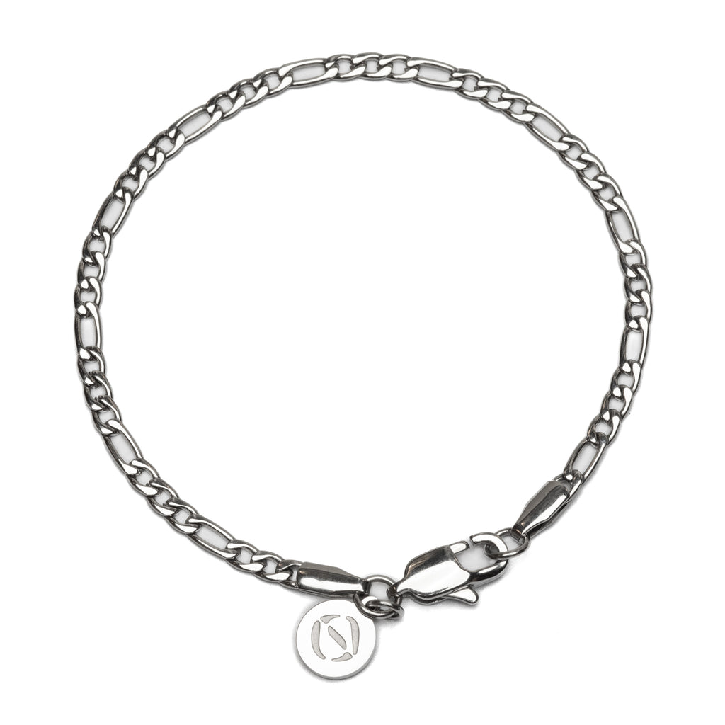 Flat Figaro Chain Bracelet | 3mm
