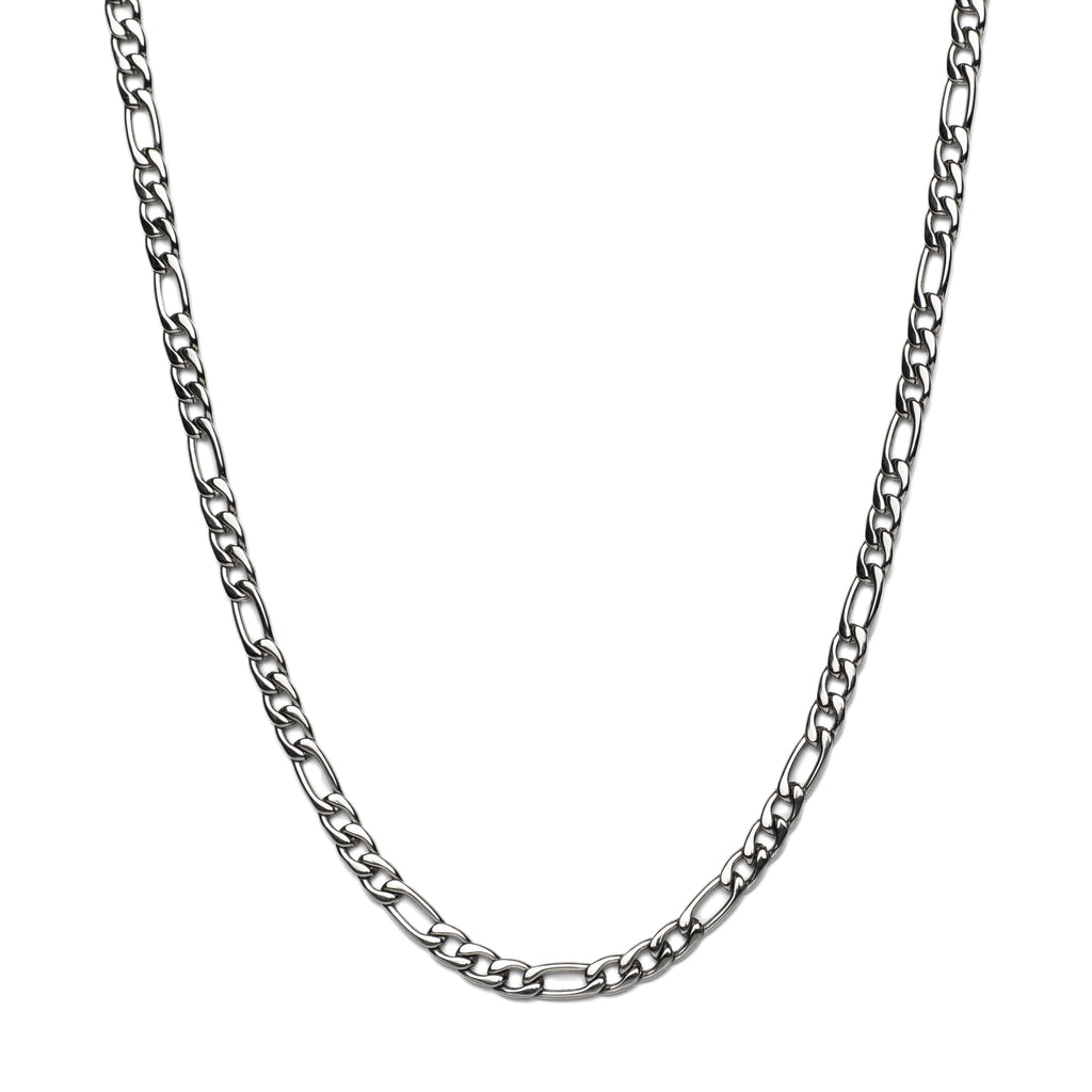 Flat Figaro Chain Necklace | 3mm
