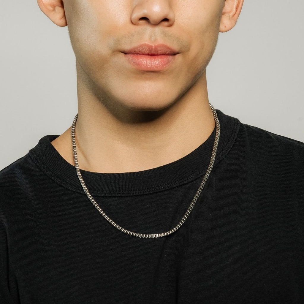 Column Chain Necklace | 3mm