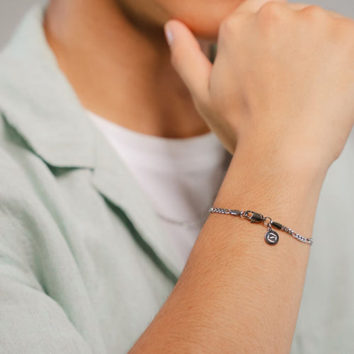 Flat Figaro Chain Bracelet | 3mm