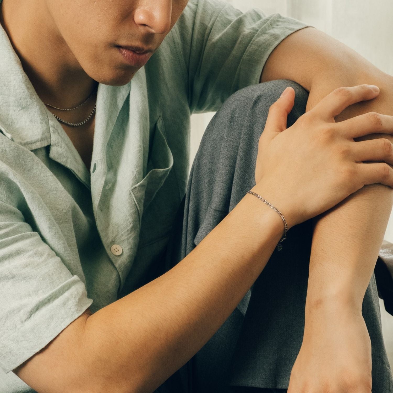 Flat Figaro Chain Bracelet | 3mm