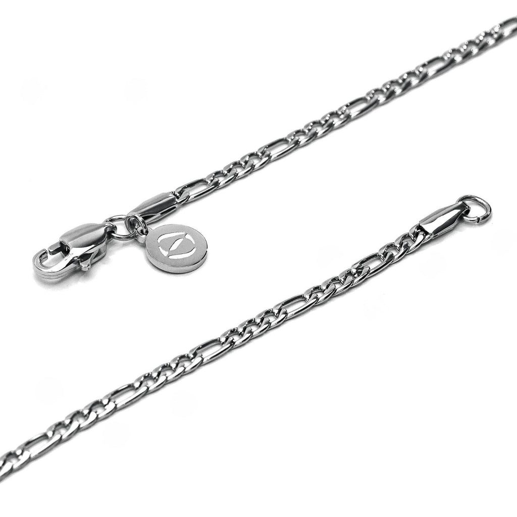 Flat Figaro Chain Necklace | 3mm