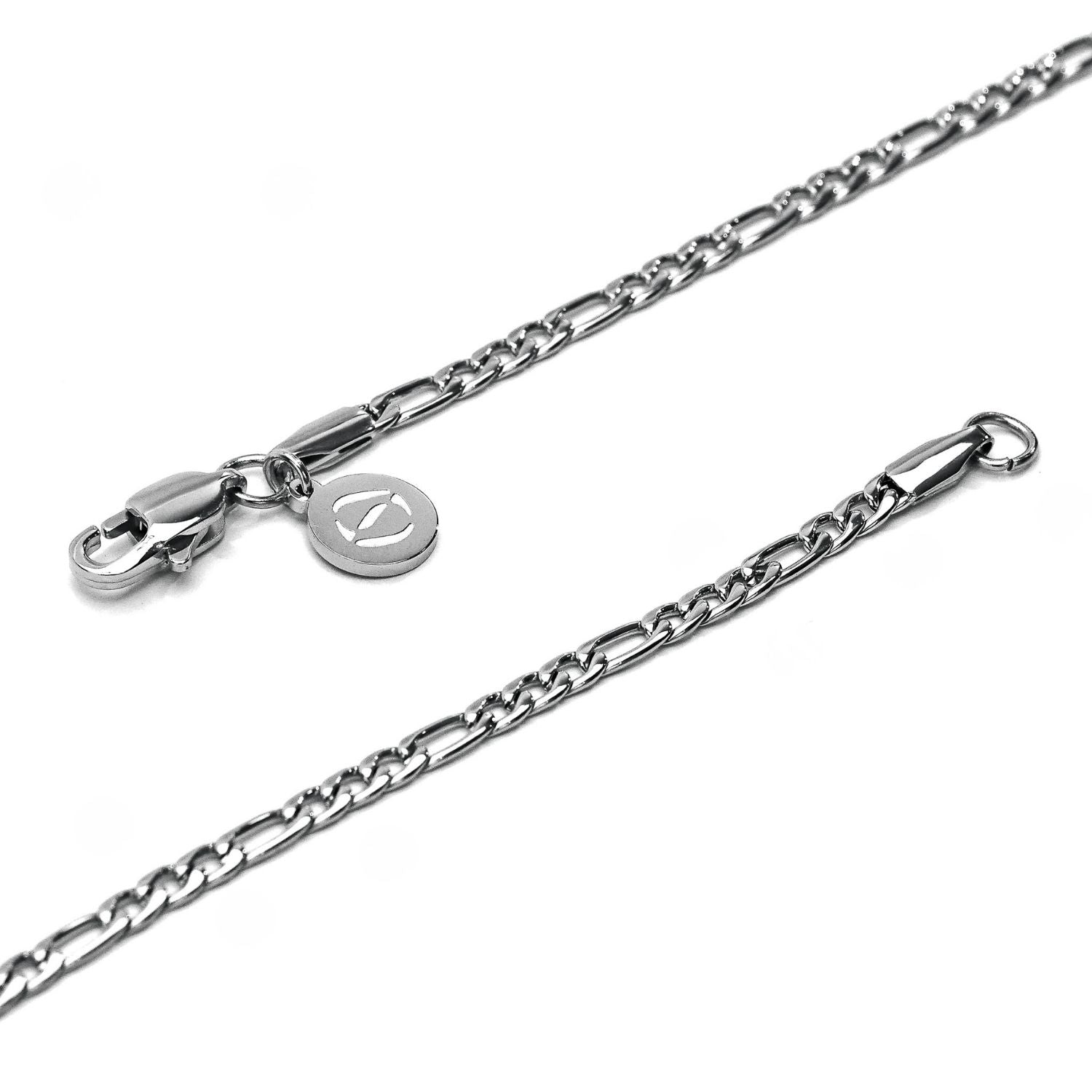 Flat Figaro Chain Necklace | 3mm